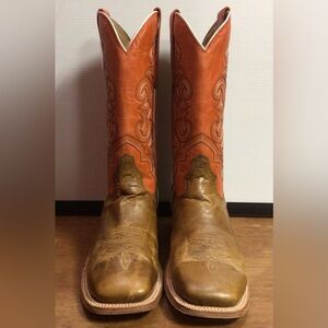Corral Orange and Brown Men's Boots